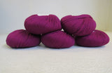 Knit Picks Capretta Yarn Fairy Tail 5 Balls 230 Yards Each Magenta -- New