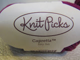 Knit Picks Capretta Yarn Fairy Tail 5 Balls 230 Yards Each Magenta -- New