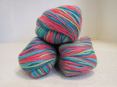 Artesano Humming Bird Yarn Multicolored 3 Skeins 327 Yards Each 100% Pure Alpaca -- New