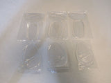 Onuemp Silicone Shoe Insoles Lot of 6 Pairs 5.5in x 3.5in Clear Silicone -- New