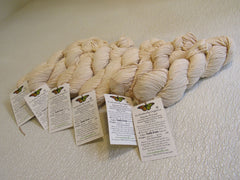 Ecobutterfly Organics Pakucho Worsted Yarn Vanilla Cream 6 Skeins 88 Yards Each -- New