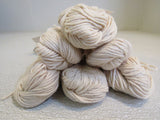 Ecobutterfly Organics Pakucho Worsted Yarn Vanilla Cream 6 Skeins 88 Yards Each -- New