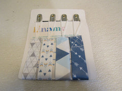 Liname Pacifer Clips Lot of 4 Multicolored 10-in Tested For Saftey -- New