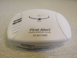 First Alert Single Station Carbon Monoxide Alarm White 120VAC 60HZ 0.09A C0600 -- Used