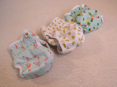 Pet Magasin Reusable/Washable Dog Diapers/Panties Lot of 3 Highly Absorbent -- Used