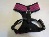 Haapaw Pet Harness Collar Small Pink/Black -- New
