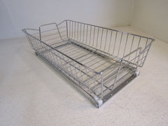 Rev-A-Shelf Wire Slideout Single Tier Basket 20-in L x 11-in W Silver/White -- New