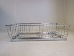 Rev-A-Shelf Wire Slideout Single Tier Basket 20-in L x 11-in W Silver/White -- New