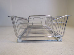 Rev-A-Shelf Wire Slideout Single Tier Basket 20-in L x 11-in W Silver/White -- New