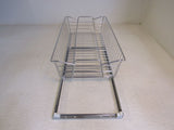 Rev-A-Shelf Wire Slideout Single Tier Basket 20-in L x 11-in W Silver/White -- New