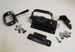 National Hardware Swinging Door Latch Heavy Duty 4.5in x 3in Black N101-576 -- New
