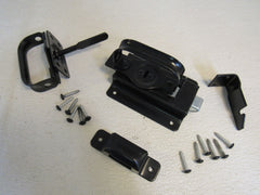 National Hardware Swinging Door Latch Heavy Duty 4.5in x 3in Black N101-576 -- New