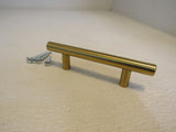 Goldenwarm Cabinet Drawer Pull Handle Brushed Brass 3-in Center to Center -- New