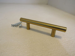 Goldenwarm Cabinet Drawer Pull Handle Brushed Brass 3-in Center to Center -- New