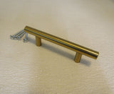 Goldenwarm Cabinet Drawer Pull Handle Brushed Brass 3-in Center to Center -- New