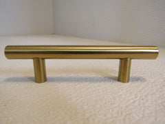 Goldenwarm Cabinet Drawer Pull Handle Brushed Brass 3-in Center to Center -- New