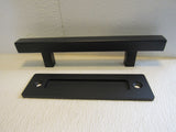Sankeytew Barn Door Handle Black 7-1/8-in Center to Center -- New
