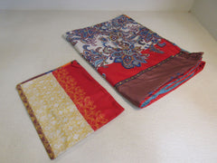 Erosebridal Bohemian Duvet Cover and Pillow Case Twin 65in x 95in Microfiber -- New