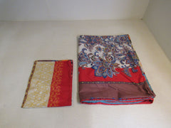 Erosebridal Bohemian Duvet Cover and Pillow Case Twin 65in x 95in Microfiber -- New