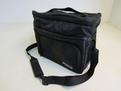 Insmeer Soft Pack Cooler Bag 10.5in x 7.5in x 11in Black/Silver Canvas -- Used