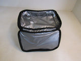Insmeer Soft Pack Cooler Bag 10.5in x 7.5in x 11in Black/Silver Canvas -- Used