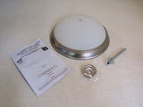 Hampton Bay Clifton 11-in LED Color Changing Flush Mount HUI8011L-5/BN -- New