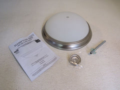 Hampton Bay Clifton 11-in LED Color Changing Flush Mount HUI8011L-5/BN -- New
