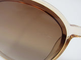 SojoS Sunglasses Retro Round Dolphin Womens Gold/Tan -- New