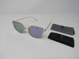 SojoS Sunglasses Womens Gold/Lavendar -- New