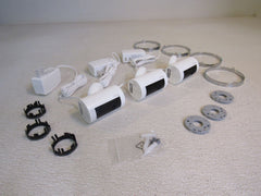 Ring Plug-In Indoor Cam Lot of 3 White/Black 75-in Cord 7G-8SN1S9WEN -- Used