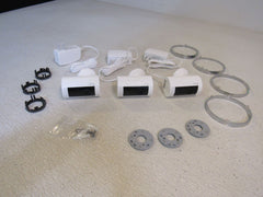 Ring Plug-In Indoor Cam Lot of 3 White/Black 75-in Cord 7G-8SN1S9WEN -- Used