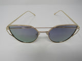 SojoS Sunglasses Womens Gold/Lavendar -- New