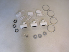 Ring Plug-In Indoor Cam Lot of 3 White/Black 75-in Cord 7G-8SN1S9WEN -- Used