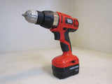 Black & Decker Power Drill Type 2 12V DC With Battery 10-mm SS12 -- Used