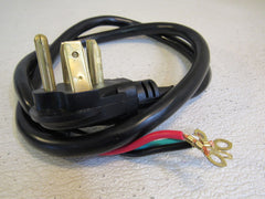 GE Range and Dryer Power Supply Cord Kit 4 Prong 4-ft E-72389-F -- Used