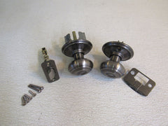 Schlage Door Knob Passage Antique Pewter -- Used