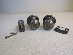 Schlage Door Knob Passage Antique Pewter -- Used