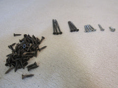 3-1/2-in Door Hinges 3 Hole Round Corners Lot of 15 Aged Bronze -- Used