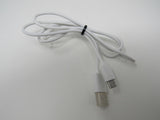 Standard USB Cord Cable 36-in USB-A Micro-B White -- New