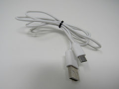Standard USB Cord Cable 36-in USB-A Micro-B White -- New