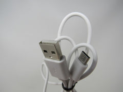 Standard USB Cord Cable 36-in USB-A Micro-B White -- New