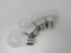 J.LUMI LED A15 Bulbs 5W 4-Pack Warm White Warm White Brightness 450 Lumens -- New