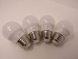 J.LUMI LED A15 Bulbs 5W 4-Pack Warm White Warm White Brightness 450 Lumens -- New