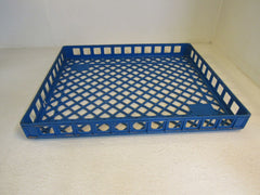 Interstate Brands Corp Shallow Crate 24.5in x 21in x 3in Blue RP2125 -- Used