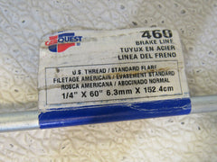 Carquest Brake Line 1/4-in x 60-in US Thread Standard Flare 460 Steel -- New