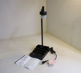 Designer Stepless Dimmable Table Lamp With 2 USB Ports 20in H Black 40W Max -- New