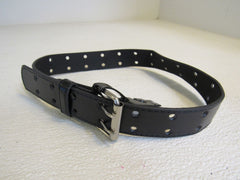 Designer Belt 29in L Black Unisex Adult Size Medium -- New