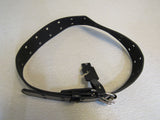 Designer Belt 29in L Black Unisex Adult Size Medium -- New