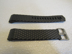 Designer Watch Band 8in L Black Male Adult -- New