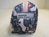 Simply Modern Hudson Pencil Pouch 8in x 3in Multicolored Unicorn Pattern -- New